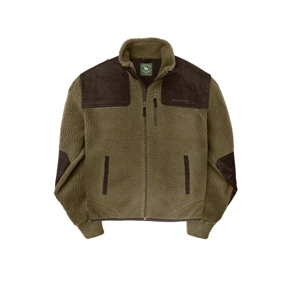 NEW OVER UNDER men's king's canyon jacket in gothic olive/olive